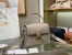 Chloe Mini Tess Day Bag In Grey Grained Leather
