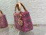 Dior Lady Dior Mini Chain Bag in Satin with Pink Resin Pearl Embroidery