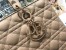 Dior Lady Dior Large Bag In Blush Ultramatte Cannage Calfskin