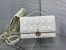 Dior Miss Dior Top Handle Bag in White Cannage Lambskin