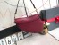 Dior Saddle Bag In Red Smooth Calfskin