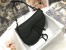 Dior Saddle Bag In Black Ultramatte Calfskin