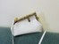 Fendi First Small Bag In White Nappa Leather with Python F