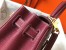 Hermes Kelly 28cm Retourne Bag in Bordeaux Clemence Leather GHW