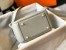 Hermes Lindy Mini Bag In Pearl Grey Clemence Leather GHW