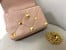 Valentino Roman Stud Medium Chain Bag In Rose Cannelle Nappa Leather