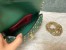 Valentino Rockstud Spike Small Bag In Green Nappa Lambskin