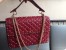 Valentino Rockstud Spike Large Bag In Red Nappa Lambskin
