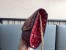 Valentino Rockstud Spike Crossbody Clutch Bag In Red Lambskin 