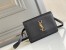 Saint Laurent Kate Belt Bag In Black Calfskin