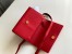 Saint Laurent Kate Belt Bag In Red Calfskin