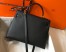 Hermes Kelly 32cm Sellier Bag in Black Epsom Calfskin GHW