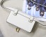 Dior Saddle Belt Bag In White Grained Calfskin
