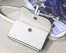 Dior Saddle Belt Bag In White Grained Calfskin