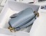 Dior Saddle Micro Bag In Cloud Blue Goatskin