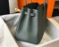 Hermes Birkin 35 Bag in Vert Amande Clemence Leather with GHW