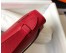 Hermes Kelly Pochette Clutch Bag In Red Epsom Leather