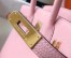 Hermes Birkin 35 Bag in Pink Clemence Leather with GHW