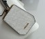 Prada Double Mini Bag In White Saffiano Leather