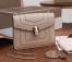 Bvlgari Serpenti Forever Small Crossbody Bag In Beige Leather