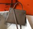 Hermes Kelly 32cm Retourne Bag in Taupe Clemence Leather GHW