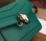 Bvlgari Serpenti Forever Small Crossbody Bag In Green Calfskin