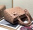 Dior Lady Dior Medium Bag In Blush Ultramatte Cannage Calfskin