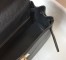 Hermes Kelly 28cm Retourne Bag in Black Clemence Leather GHW