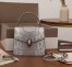 Bvlgari Serpenti Forever Small Bag In Gray Karung Leather