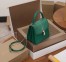 Bvlgari Serpenti Forever Small Bag In Green Galuchat Leather