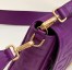 Fendi Large Baguette Bag In Purple FF Nappa Leather
