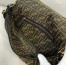 Fendi Large Baguette Bag In Brown FF Jacquard Fabric