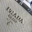 Prada Monochrome Small Bag In White Saffiano Leather