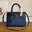 Prada Galleria Medium Bag In Bluette Saffiano Leather