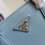 Prada Galleria Medium Bag In Celeste Saffiano Leather
