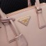 Prada Galleria Medium Bag In Pink Saffiano Leather