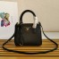 Prada Mini Galleria Bag In Black Saffiano Leather