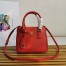 Prada Mini Galleria Bag In Red Saffiano Leather