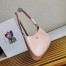 Prada Cleo Small Bag In Pink Brushed Leather