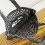 Prada Small Tote Bag In Black Woven Raffia
