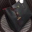 Prada Double Medium Tote Bag In Black Saffiano Leather