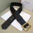 Dior Diorquake 55MM Belt In Black Calfskin
