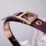 Dior Diorquake 35MM Belt In Bordeaux Calfskin