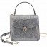 Bvlgari Serpenti Forever Small Bag In Grey Karung Leather