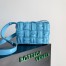 Bottega Veneta Cassette Bag In Pool Foulard Intreccio Calfskin
