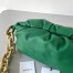 Bottega Veneta The Chain Pouch Bag In Green Calfskin