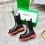 Bottega Veneta BV Tire Chelsea Boots with Red Outsole