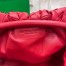 Bottega Veneta Large Pouch Clutch Bag In Red Intrecciato Lambskin