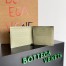 Bottega Veneta Bi-fold Wallet in Travertine Intrecciato Calfskin
