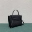 Celine Belt Nano Bag In Black Grained Calfskin